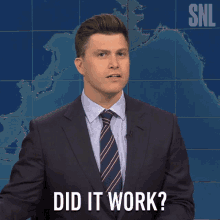 Colin Jost asking: Did it work?